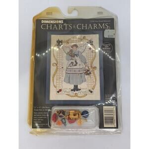 DIMENSIONS CHARTS & CHARMS Vintage Anne Mckinney Cross Stitch Kit